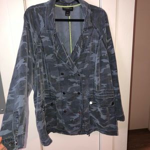 Blue Camo Utility Long Sleeve